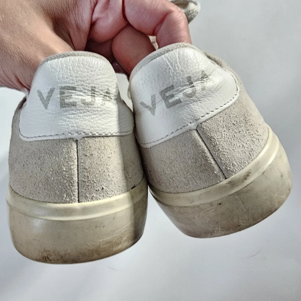 Veja Campo Suede Sneaker - "Natural White" - Picture 8 of 11